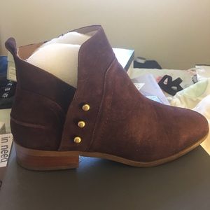 Franco Sarto Suede Bootie